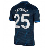 Chelsea Moises Caicedo #25 Gostujuci Dres 2023-24 Kratak Rukav